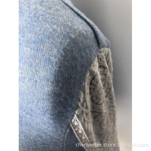 Sleeve stitching breathable long sleeve top
